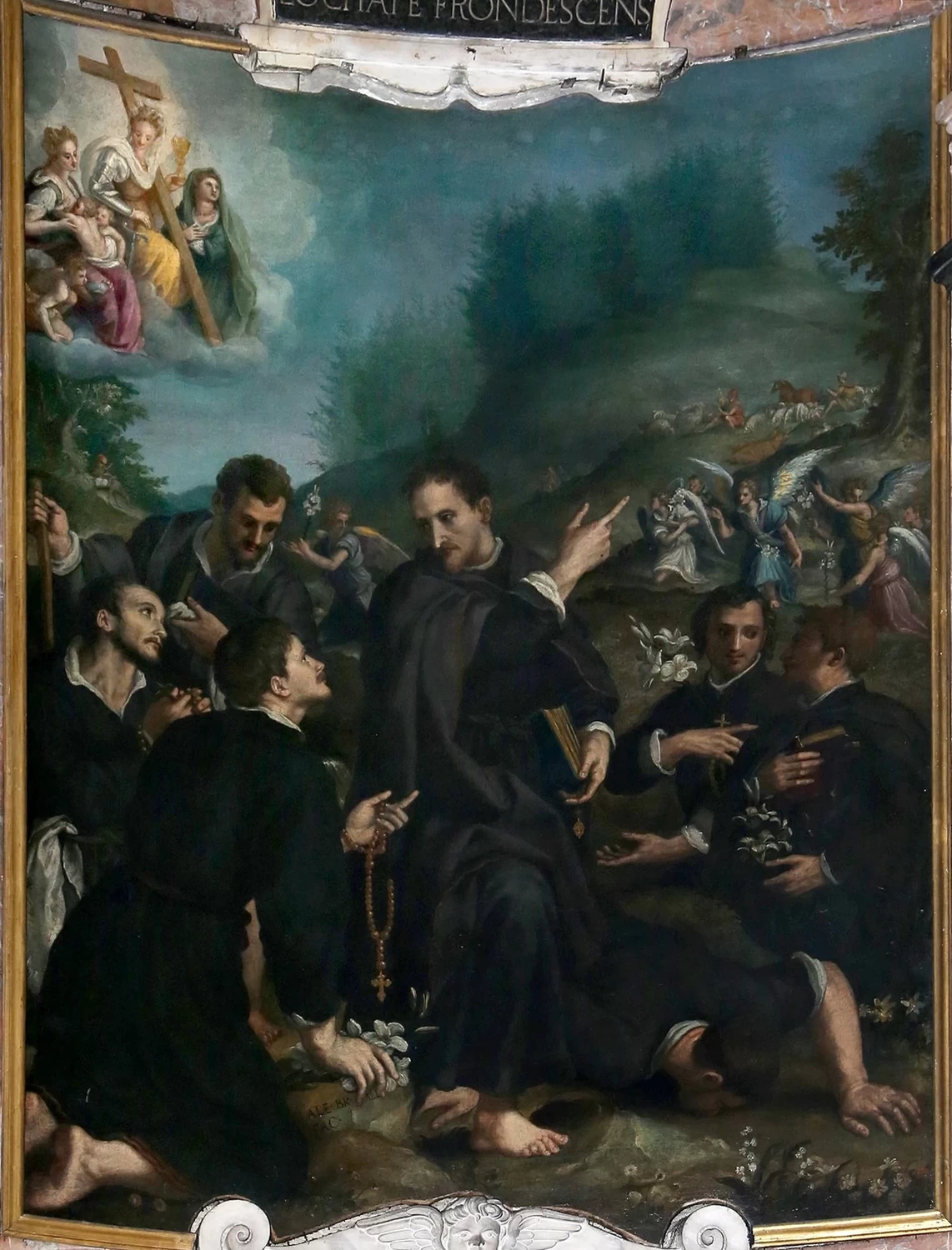 202-Sette Santi Fondatori diretti a Montesenario-Santissima Annunziata-Firenze